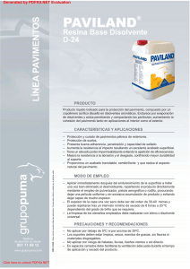 Paviland Resina Base Disolvente D-24 (PDF)