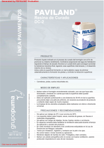 Paviland Resina de Curado DC-2 (PDF)