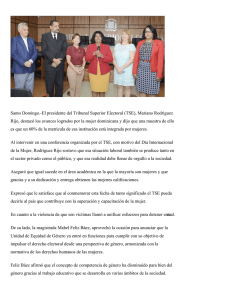 Santo Domingo.-El presidente del Tribunal Superior Electoral (TSE), Mariano Rodríguez