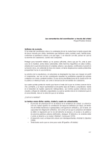 Los comentarios del coordinador: a través del cristal