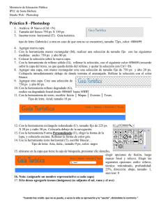 Práctica 8 –Photoshop