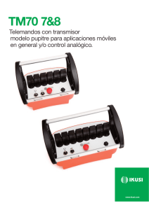 Pupitres TM70-7 y TM70-8 (PDF)