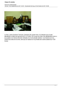 Clases 3ºs medios