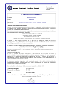 Cert INNOVA NT10000 (PDF)
