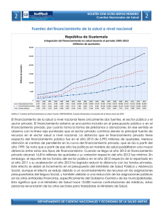Boletin 2 Fuentes del financiamiento de la salud nacional