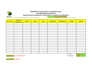 Informe emergencias atendidas
