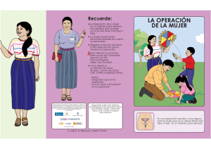 La operación de la mujer  maya