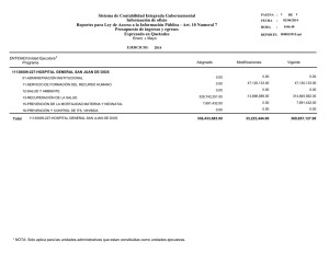Sistema de Contabilidad Integrada Gubernamental Información de oficio