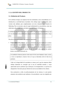 La gestión del producto