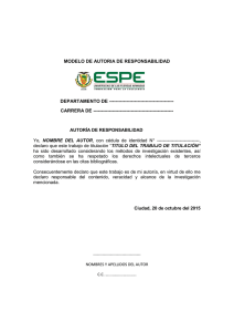 Modelo de autoría de responsabilidad