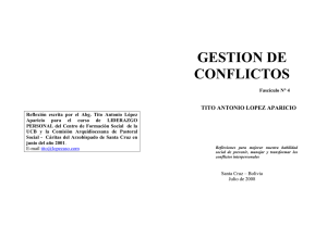 Gestión de conflictos