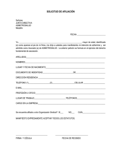 Descargar Formato de Afiliaci n
