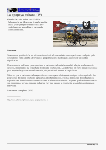 La epopeya cubana (IV)
