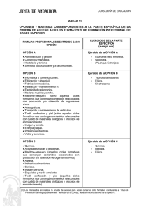 Opciones (anexo VI)