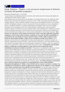 Jorge Zabalza: “Mujica y sus secuaces tergiversan la historia