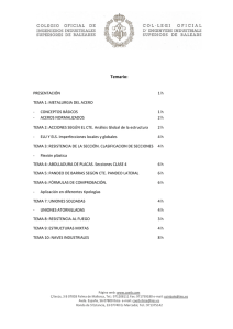 Programa del curso de estructuras met licas