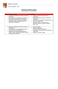 Examen de BiologÃ­a 8Âº BÃ¡sico