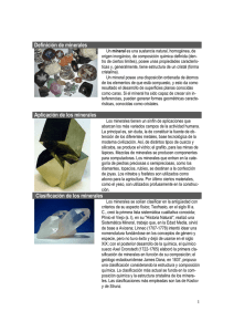 Definición de minerales