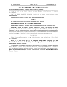 SECRETARIA DE EDUCACION PUBLICA