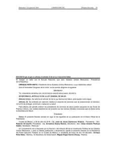Miércoles 1 de junio de 2016 DIARIO OFICIAL