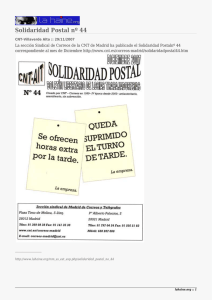 Solidaridad Postal nº 44