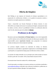 Safewalking - Oferta Alosno