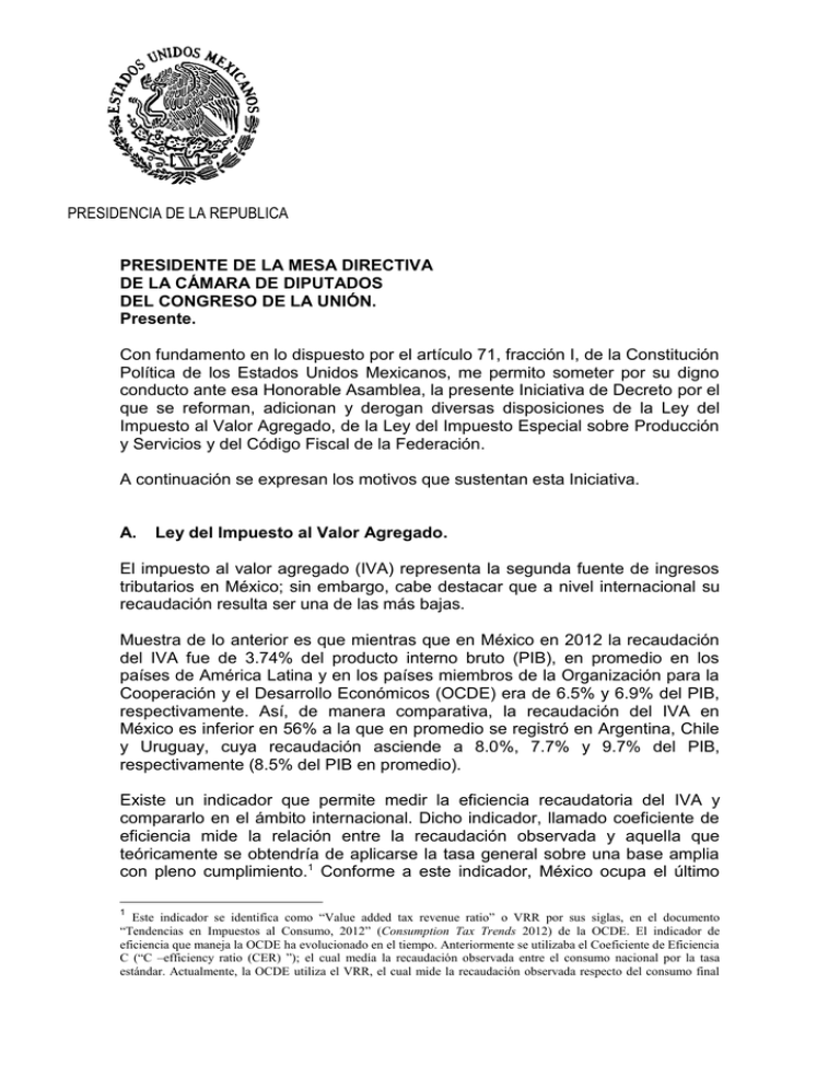 Que Reforma, Adiciona Y Deroga Diversas Disposiciones De La Ley Del ...