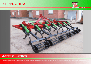 Catálogo CHISEL 2 FILAS ATHOS
