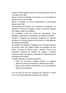 Doctor D. Guillermo Héctor BOLADO