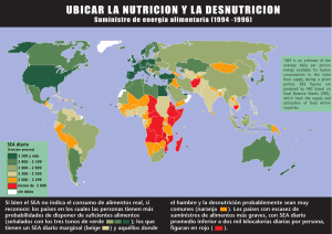 los países con menor probabilidad de desnutrición