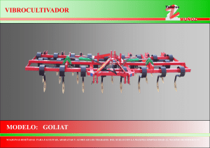 Catálogo VIBROCULTIVADOR GOLIAT