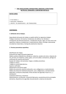 TPM: ESTRUCTURAS METÁLICAS
