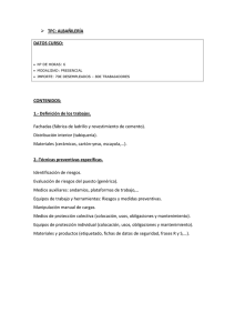 TPC: ALBAÑILERÍA