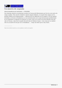 Un muerto de segunda