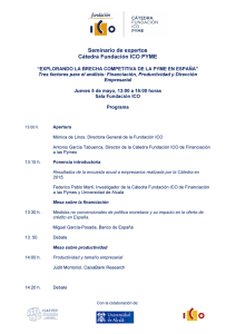 Seminario de expertos Cátedra Fundación ICO PYME