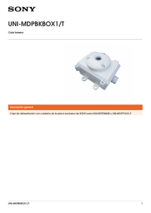 UNI-MDPBKBOX1/T Caja trasera