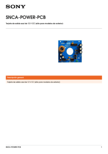 SNCA-POWER-PCB Tarjeta de salida azul de 12 V CC (sólo para...