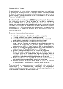 escuelas campesinas