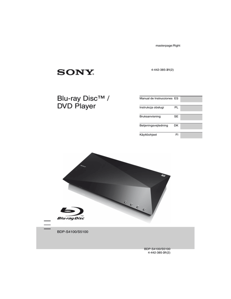 Bluray Disc™ / DVD Player
