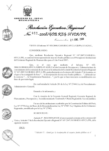\TISTO:  El Informe N° 035-2008/GOn.REG.HVC\/GRPpyAr-SGpyT., CONSIDERANDO: