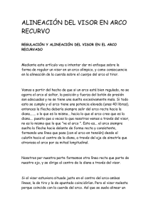 Guía de Alineación del Visor en Arco Recurvo
