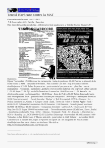 Tensió Hardcore contra la MAT