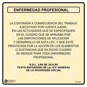 Nueva ventana:Enfermedad profesional (pdf, 58 Kbytes)