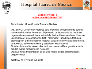 Laboratorio 5. Medicina Regenerativa