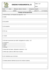Espanhol 9º