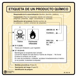 Etiqueta de Producto Químico: Seguridad y Manejo