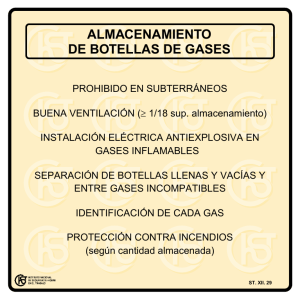 Nueva ventana:Almacenamiento de botellas de gases (pdf, 55 Kbytes)