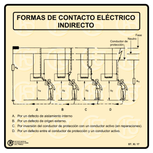 Nueva ventana:Formas de contacto eléctrico indirecto (pdf, 44 Kbytes)