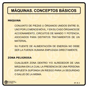 Máquinas: Conceptos Básicos y Zona Peligrosa