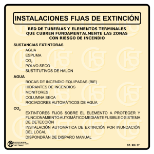 Nueva ventana:Instalaciones fijas de extinción (pdf, 21 Kbytes)